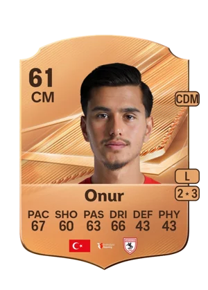 Onur - 61 - Rare EA FC 27 card