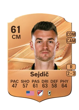 Sejdič - 61 - Rare EA FC 27 card