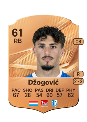 Džogović - 61 - Rare EA FC 27 card
