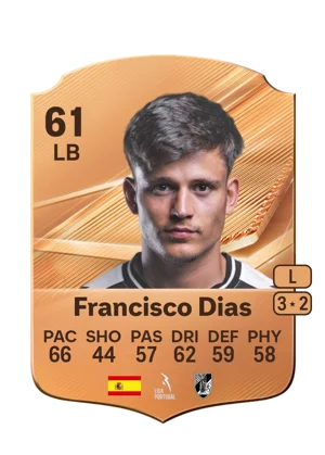 Francisco Dias - 61 - Rare EA FC 27 card