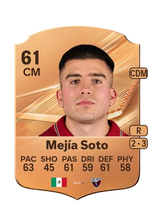 Mejía Soto - 61 - Rare EA FC 27 card