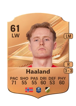 Haaland - 61 - Rare EA FC 27 card