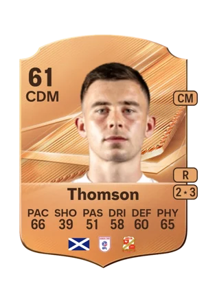 Thomson - 61 - Rare EA FC 27 card