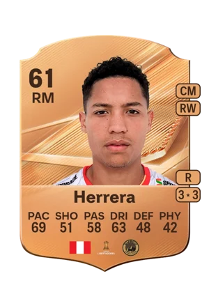 Herrera - 61 - Rare EA FC 27 card