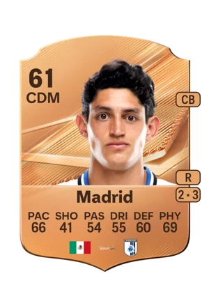Madrid - 61 - Rare EA FC 27 card