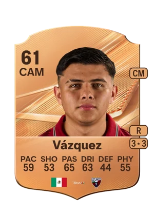 Vázquez - 61 - Rare EA FC 27 card