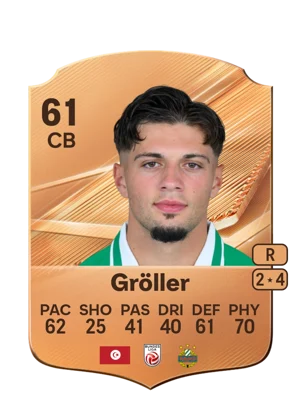 Gröller - 61 - Rare EA FC 27 card