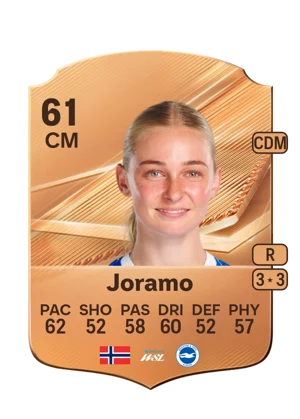 Joramo - 61 - Rare EA FC 27 card