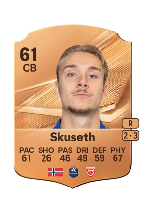 Skuseth - 61 - Rare EA FC 27 card