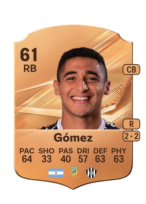 Gómez - 61 - Rare EA FC 27 card
