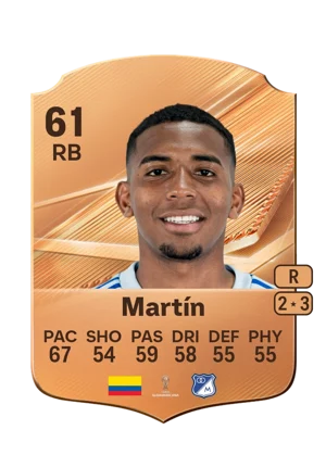 Martín - 61 - Rare EA FC 27 card