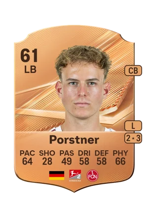 Porstner - 61 - Rare EA FC 27 card