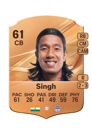 Singh - 61 - Rare EA FC 27 card