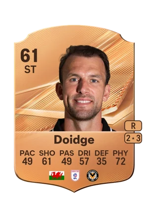 Doidge - 61 - Rare EA FC 27 card