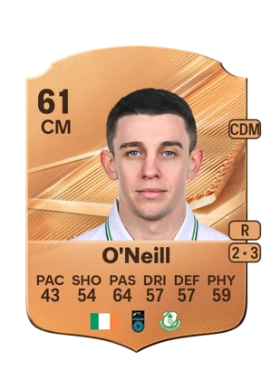 O'Neill - 61 - Rare EA FC 27 card