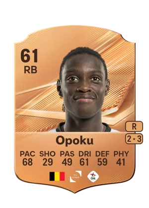 Opoku - 61 - Rare EA FC 27 card