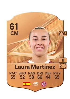 Laura Martínez - 61 - Rare EA FC 27 card