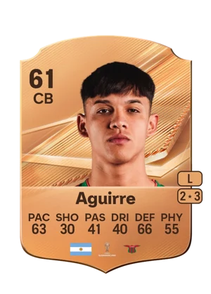 Aguirre - 61 - Rare EA FC 27 card