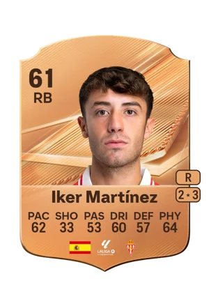 Iker Martínez - 61 - Rare EA FC 27 card
