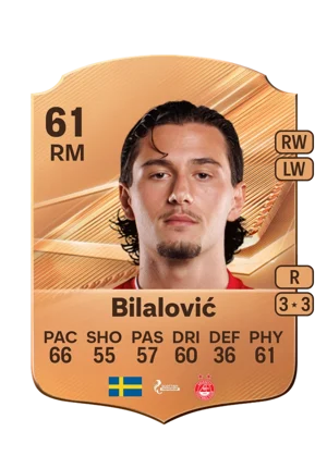 Bilalović - 61 - Rare EA FC 27 card