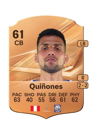 Quiñones - 61 - Rare EA FC 27 card