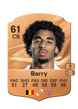 Barry - 61 - Rare EA FC 27 card