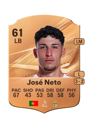 José Neto - 61 - Rare EA FC 27 card