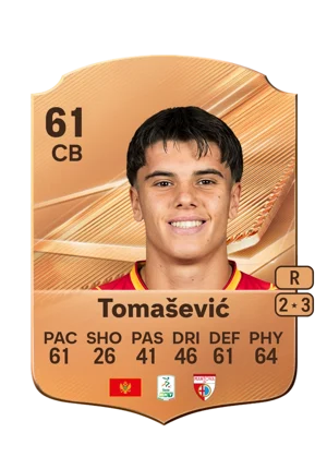 Tomašević - 61 - Rare EA FC 27 card