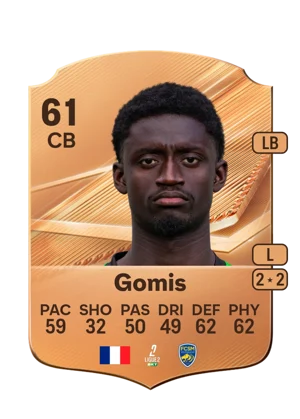 Gomis - 61 - Rare EA FC 27 card
