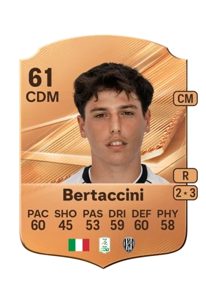 Bertaccini - 61 - Rare EA FC 27 card