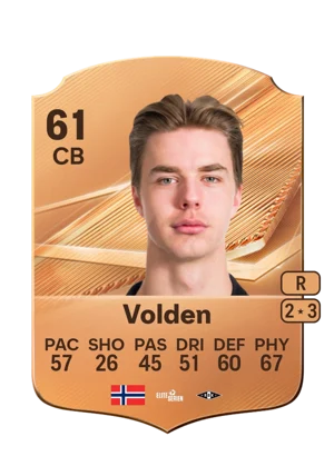 Volden - 61 - Rare EA FC 27 card