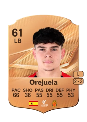 Orejuela - 61 - Rare EA FC 27 card