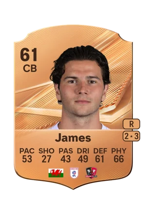 James - 61 - Rare EA FC 27 card