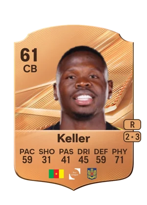 Keller - 61 - Rare EA FC 27 card