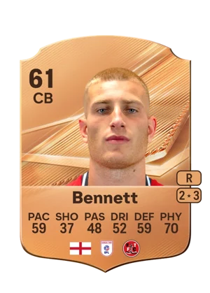 Bennett - 61 - Rare EA FC 27 card