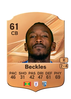 Beckles - 61 - Rare EA FC 27 card