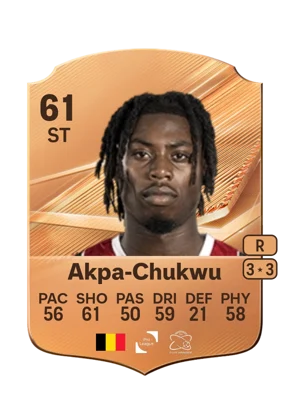 Akpa-Chukwu - 61 - Rare EA FC 27 card