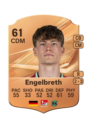 Engelbreth - 61 - Rare EA FC 27 card