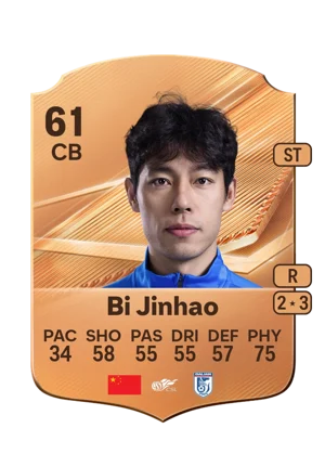 Bi Jinhao - 61 - Rare EA FC 27 card