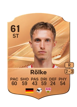 Rölke - 61 - Rare EA FC 27 card