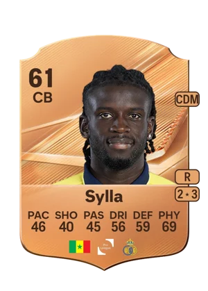 Sylla - 61 - Rare EA FC 27 card