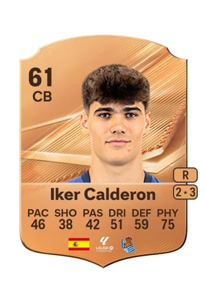Iker Calderon - 61 - Rare EA FC 27 card