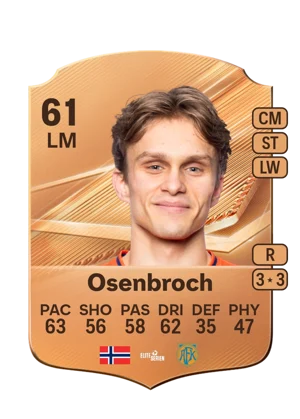 Osenbroch - 61 - Rare EA FC 27 card