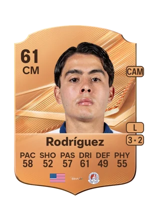 Rodríguez - 61 - Rare EA FC 27 card