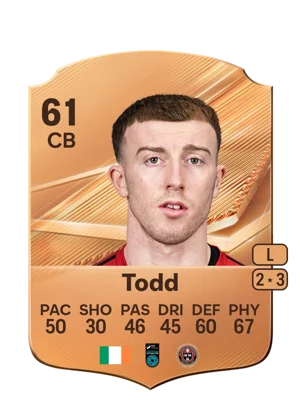 Todd - 61 - Rare EA FC 27 card