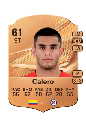 Calero - 61 - Rare EA FC 27 card
