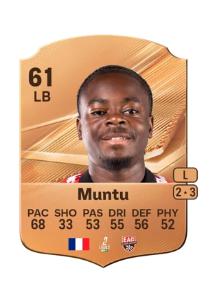Muntu - 61 - Rare EA FC 27 card
