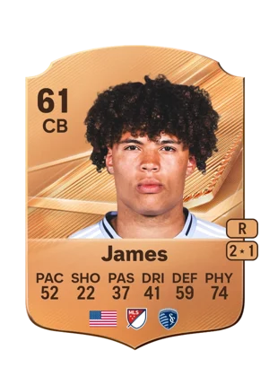 James - 61 - Rare EA FC 27 card