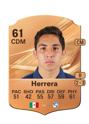 Herrera - 61 - Rare EA FC 27 card