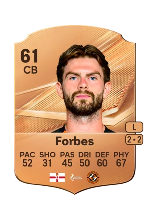 Forbes - 61 - Rare EA FC 27 card